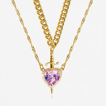 Collier Coeur & Épée